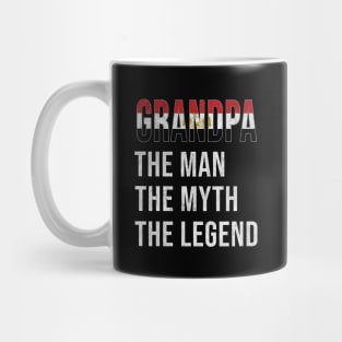 Grand Father Egyptian Grandpa The Man The Myth The Legend - Gift for Egyptian Dad With Roots From  Egypt Mug